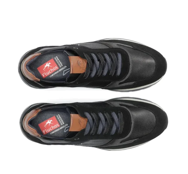 Fluchos LOUIS F1959 Black Sneaker- Lace-Up Shoes | Sneakers