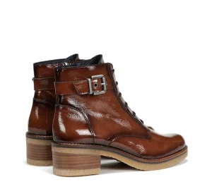 Fluchos LUCERO D8686 Brown Ankle Boot- Ankle Boots | Heels