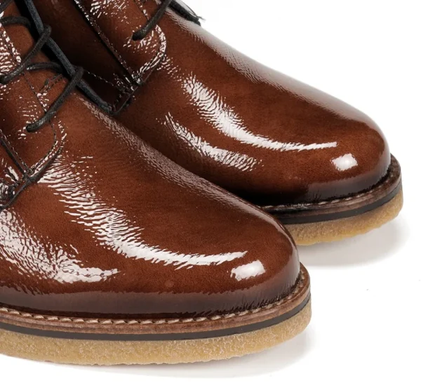 Fluchos LUCERO D8686 Brown Ankle Boot- Ankle Boots | Heels