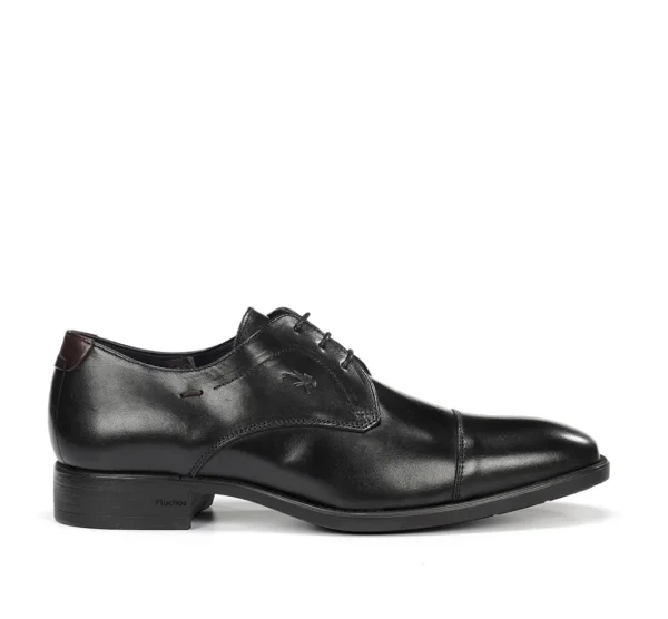 Fluchos LUKE F1055 Black Shoe- Formal Shoes