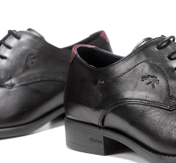 Fluchos LUKE F1055 Black Shoe- Formal Shoes