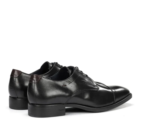 Fluchos LUKE F1055 Black Shoe- Formal Shoes