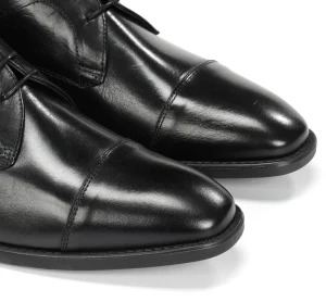 Fluchos LUKE F1055 Black Shoe- Formal Shoes