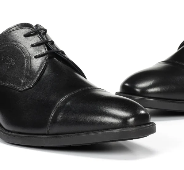 Fluchos LUKE F1055 Black Shoe- Formal Shoes