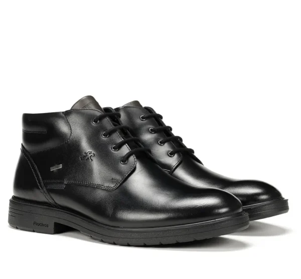 Fluchos MAGNUS F1305 Black Ankle Boot- Low Boots