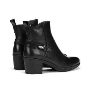 Fluchos NYDIA F1798 Black Ankle Boot- Ankle Boots | Heels