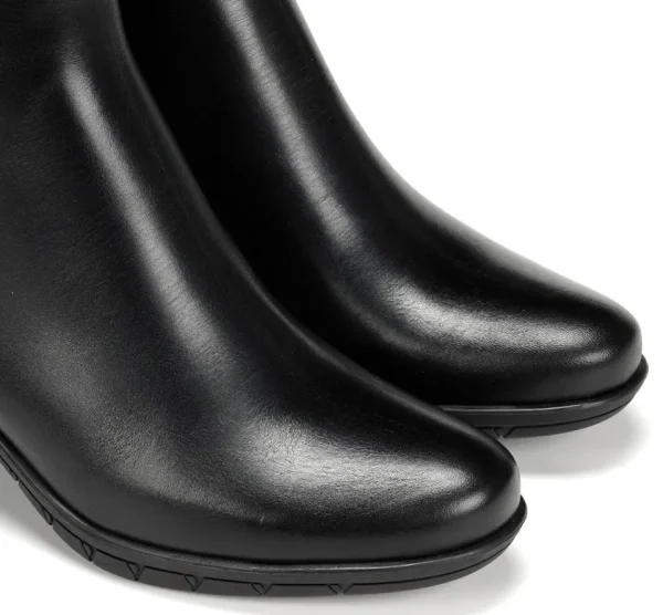 Fluchos NYDIA F1798 Black Ankle Boot- Ankle Boots | Heels