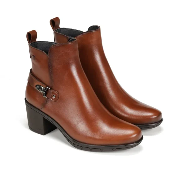 Fluchos NYDIA F1798 Brown Ankle Boot- Ankle Boots | Heels