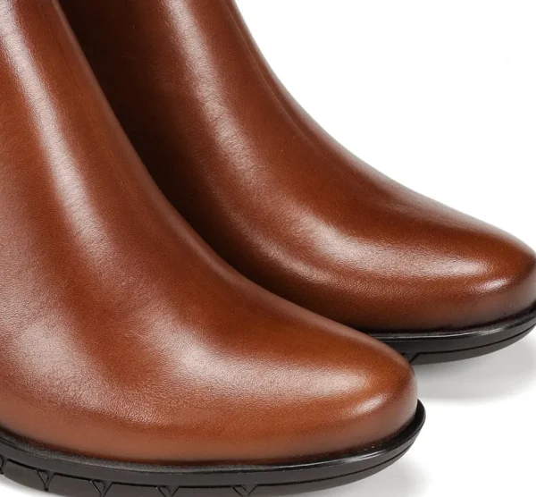 Fluchos NYDIA F1798 Brown Ankle Boot- Ankle Boots | Heels