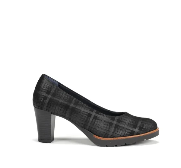 Fluchos OPIUM D7976 Black Shoe- Formal Shoes
