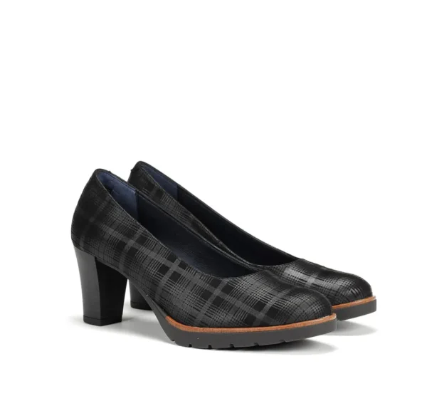 Fluchos OPIUM D7976 Black Shoe- Formal Shoes