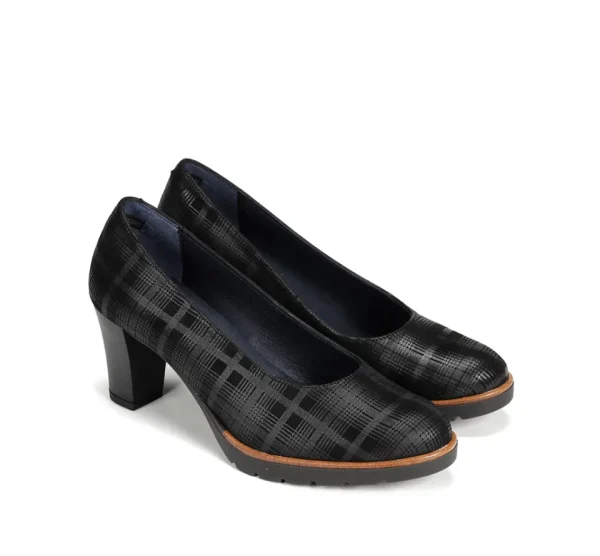Fluchos OPIUM D7976 Black Shoe- Formal Shoes
