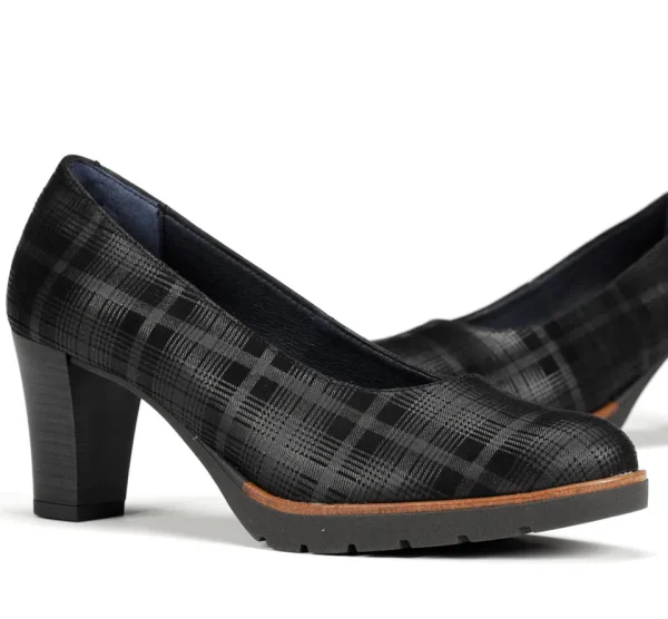 Fluchos OPIUM D7976 Black Shoe- Formal Shoes