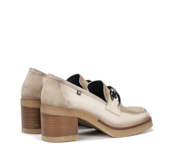 Fluchos OPRAH D9193 Taupe Moccasin- Heels