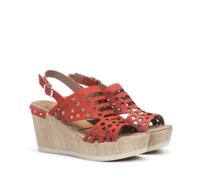 Fluchos SALMA D7756 Red Sandal-Women Women