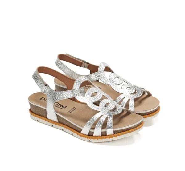Fluchos SPORT D9322 Silver Sandal-Women Women