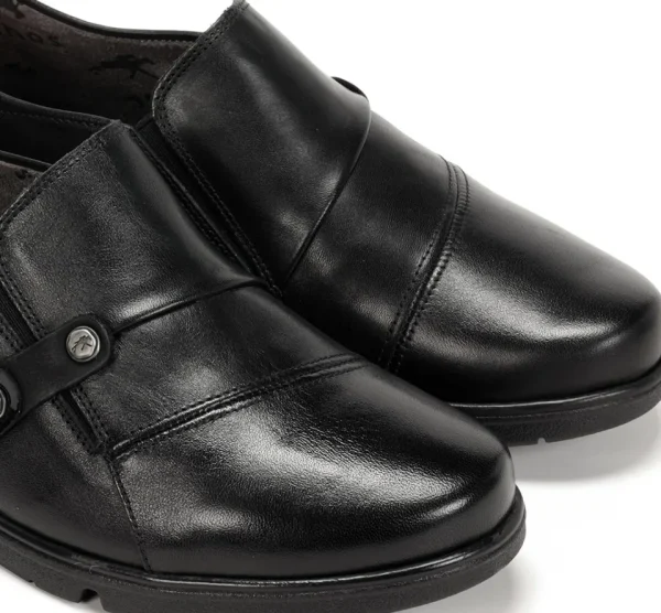 Fluchos STYLL F1567 Black Shoe- Formal Shoes