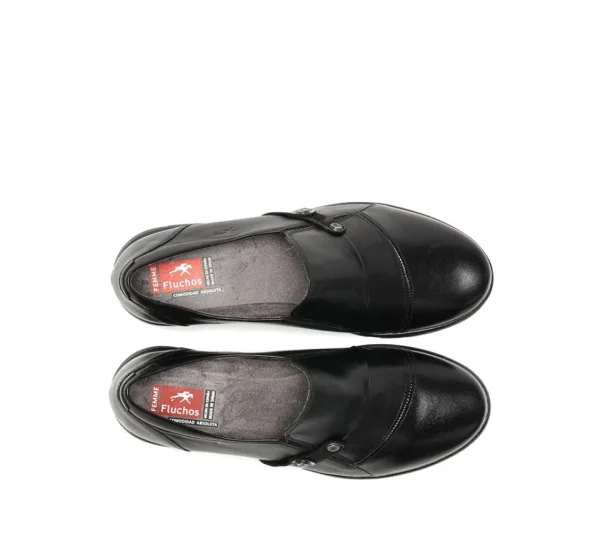 Fluchos STYLL F1567 Black Shoe- Formal Shoes