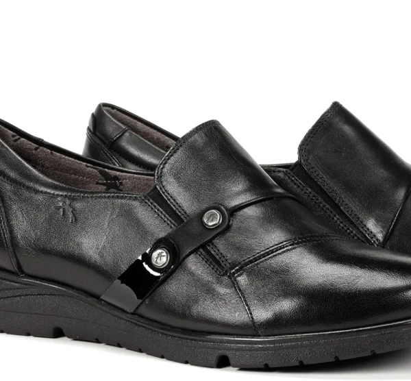 Fluchos STYLL F1567 Black Shoe- Formal Shoes