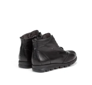 Fluchos SUSAN F0356 Black Ankle Boot- Ankle Boots