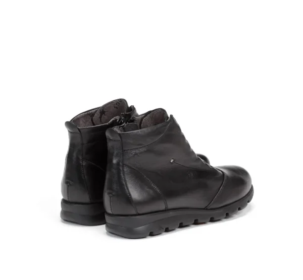 Fluchos SUSAN F0356 Black Ankle Boot- Ankle Boots