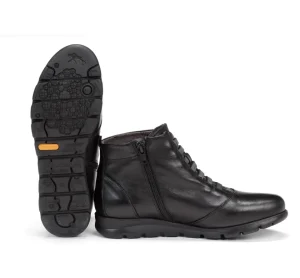 Fluchos SUSAN F0356 Black Ankle Boot- Ankle Boots