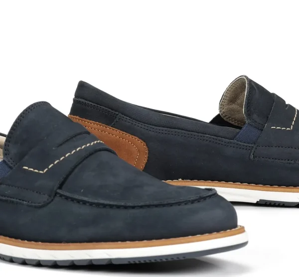 Fluchos TAYLOR F1980 Blue Moccasin- Men