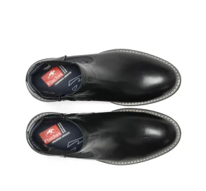 Fluchos TERRY F1343 Black Ankle Boot- Low Boots