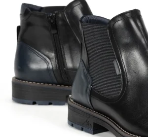 Fluchos TERRY F1343 Black Ankle Boot- Low Boots