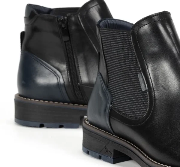 Fluchos TERRY F1343 Black Ankle Boot- Low Boots