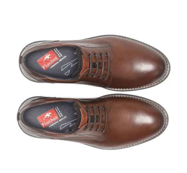 Fluchos TERRY F1340 Brown Shoe- Formal Shoes