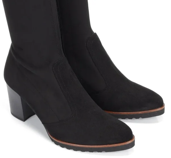 Fluchos THAIS D7890 Black Boot- Boots | Heels