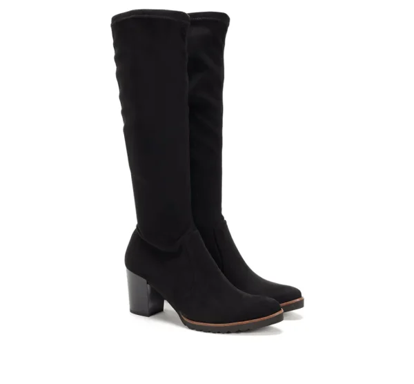 Fluchos THAIS D7890 Black Boot- Boots | Heels