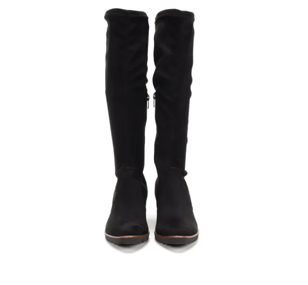 Fluchos THAIS D7890 Black Boot- Boots | Heels