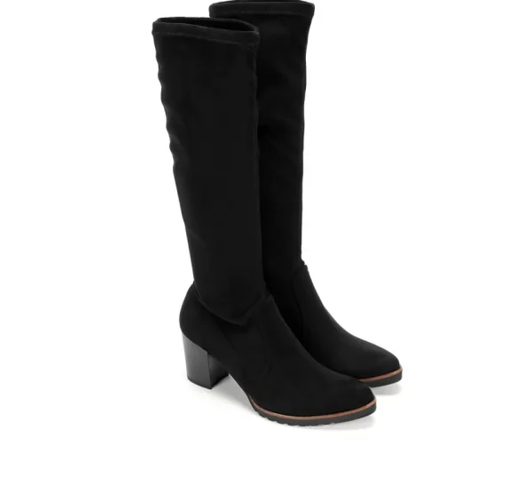 Fluchos THAIS D7890 Black Boot- Boots | Heels