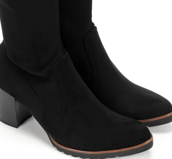 Fluchos THAIS D7890 Black Boot- Boots | Heels