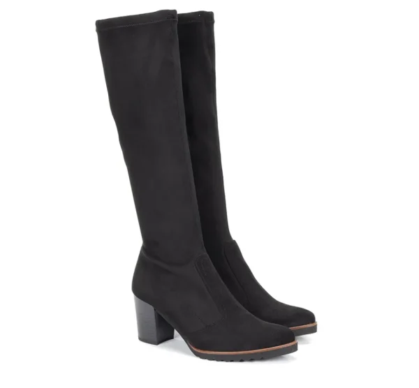 Fluchos THAIS D7890 Black Boot- Boots | Heels