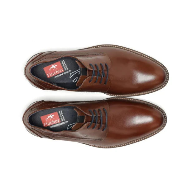 Fluchos THEO F1629 Brown Shoe- Formal Shoes