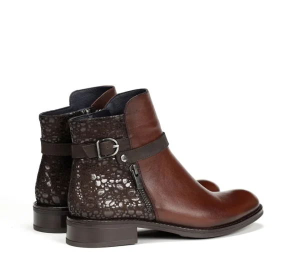 Fluchos TIERRA D8906 Brown Ankle Boot-Women Women