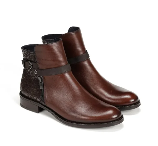Fluchos TIERRA D8906 Brown Ankle Boot-Women Women