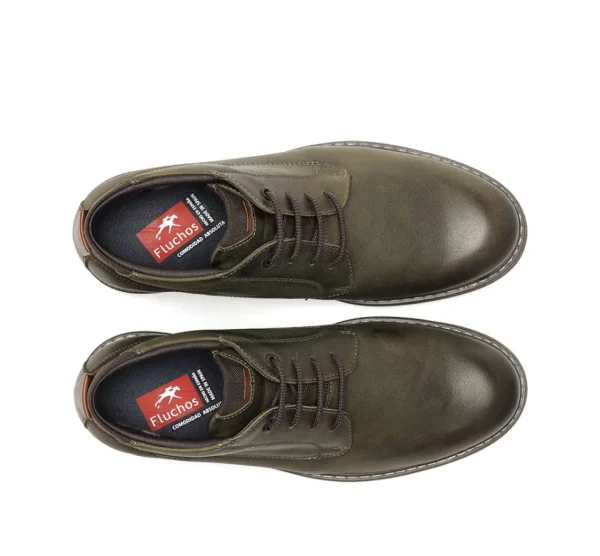 Fluchos TRUMAN F1593 Green Ankle Boot- Low Boots