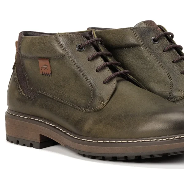 Fluchos TRUMAN F1593 Green Ankle Boot- Low Boots