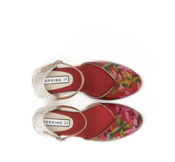 Fluchos VISION D8814 Red Sandal-Women Women