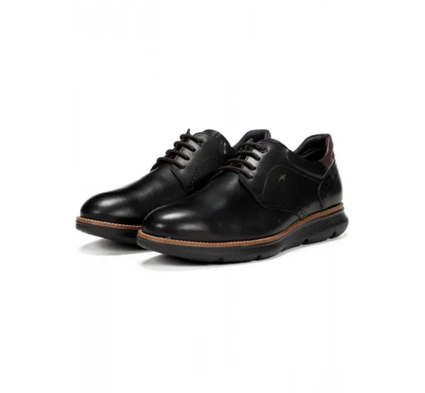 Fluchos WILLIAM F1351 Black Shoe- Formal Shoes | Lace-Up Shoes